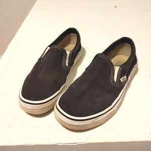 Vans Black Slip-On Shoes